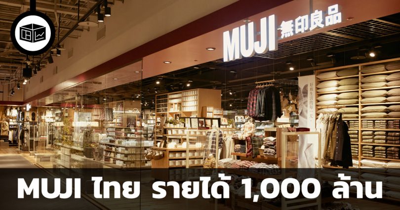 MUJI ไทย รายได้ 1,000 ล้าน