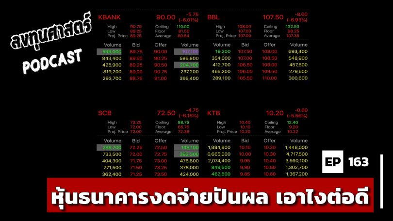 หุ้นธนาคารงดจ่ายปันผล เอาไงต่อดี