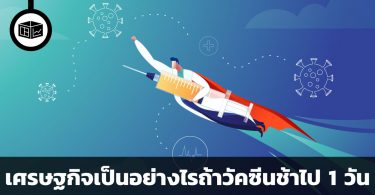 การที่ประชาชนได้รับวัคซีนช้า 1 วัน ส่งผลต่อมูลค่าทางเศรษฐกิจเท่าไหร่