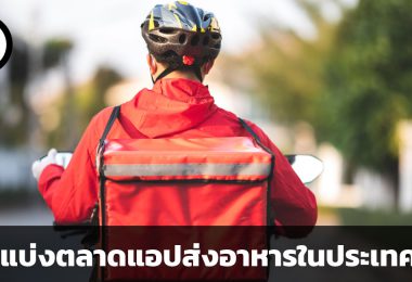 ส่วนแบ่งตลาดแอปส่งอาหารในประเทศไทย