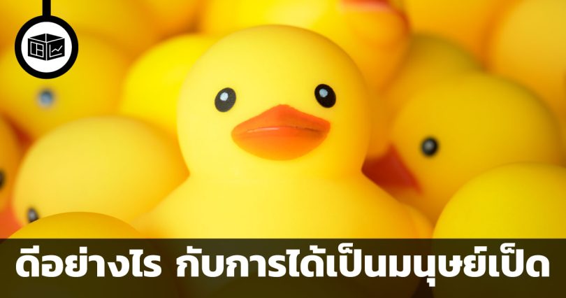 เป็นมนุษย์เป็ด ตกลงดีหรือไม่ดี
