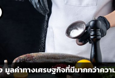 สิ่งเล็ก ๆ ที่เรียกว่า “เกลือ” มูลค่าทางเศรษฐกิจที่มีมากกว่าความเค็ม
